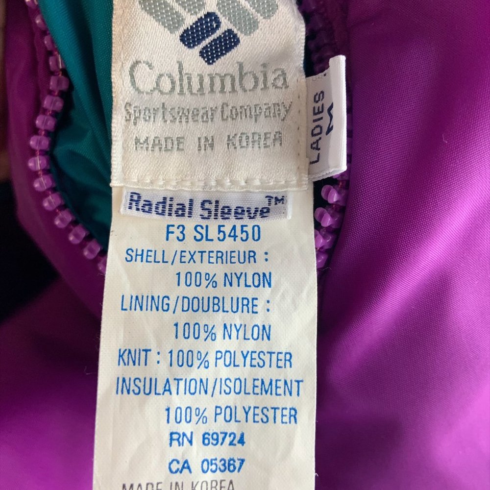 Vintage Columbia reversible puffer coat size M - Picture 8 of 16
